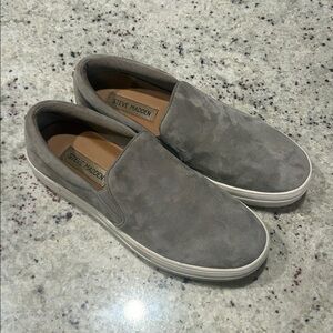 Steve Madden Charcoal Slip-On Shoes